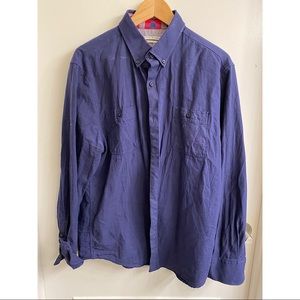 Five Four Blue Button Down Shirt Sz XL